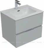 Тумба с раковиной Aquanet Алвита New 277512 60 серый