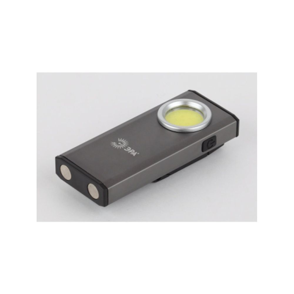 Светодиодный фонарь ЭРА Рабочие Практик RB-706 ручной на батарейках с магнитом крючком и подставкой | Рабочие  фонари