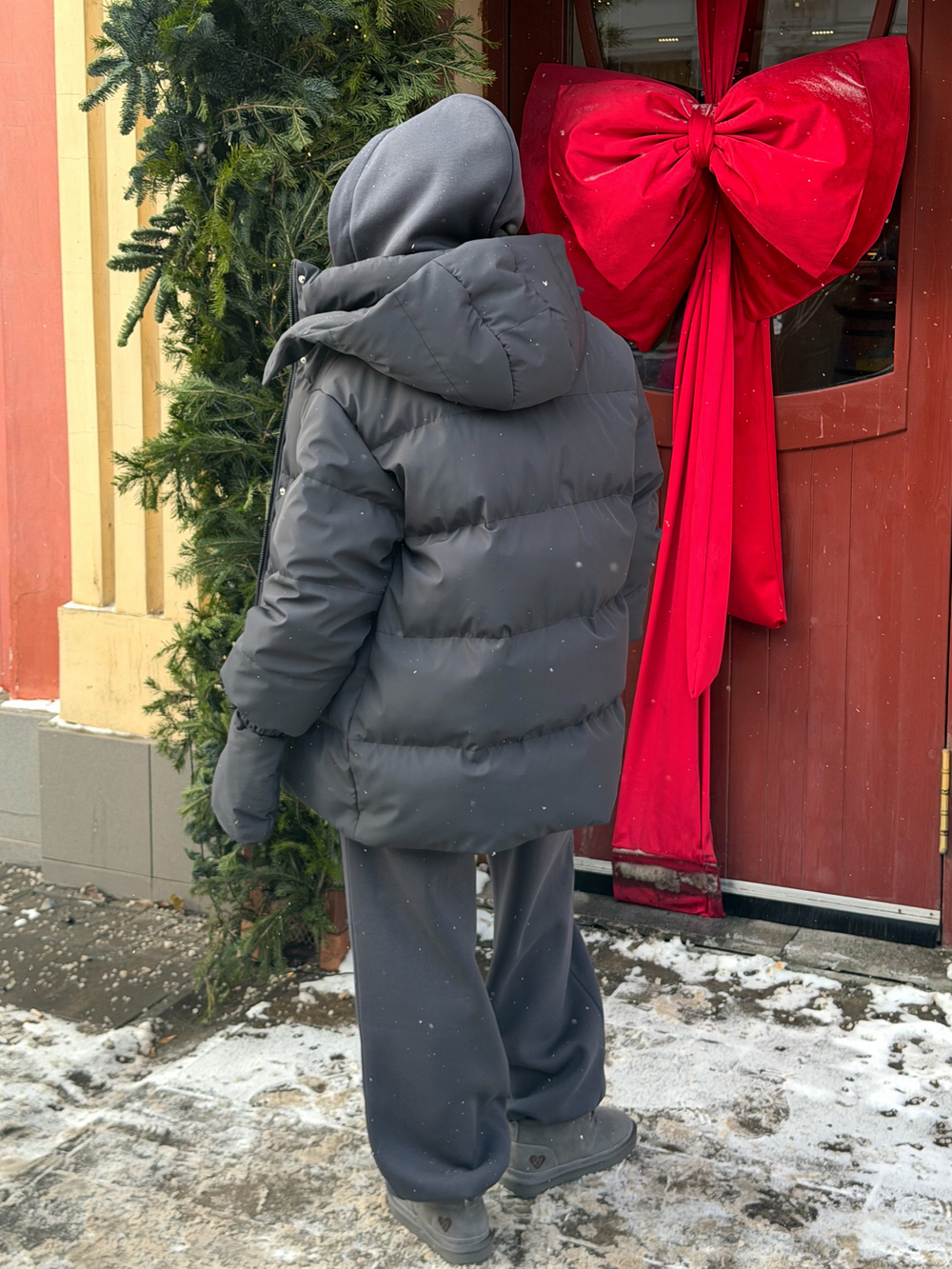 Пуховик COLD SEASON, асфальт I