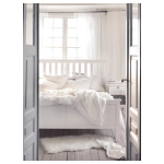 Каркас кровати - IKEA HEMNES, 200х140 см, белый, ХЕМНЕС ИКЕА