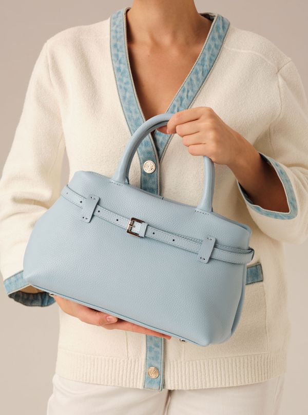 Кожаная сумка DBR Muse 31399 светло-голубой