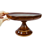 Деревянная тортница, подставка для копкейков и тортов из сибирского кедра 250мм. TR2