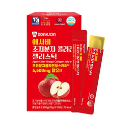 MIPPEUM Innobiz Apple Cider Collagen Jelly Stick - Морской коллаген в виде желе-стика с яблочным уксусом (20 граммов, 15 стиков)