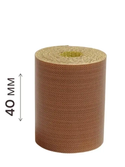 Тефлоновая лента с клеевым слоем (на подложке), длина 1 метр, ширина 40мм, 130мкм (0,13мм)