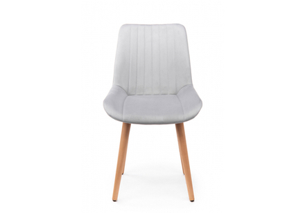 Стул деревянный Woodville Седа светло-серый (zd 960), светлое дерево np, ножки натуральные