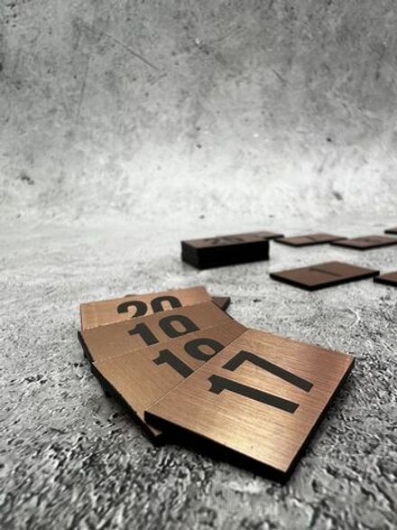 Нумерация гардеробная