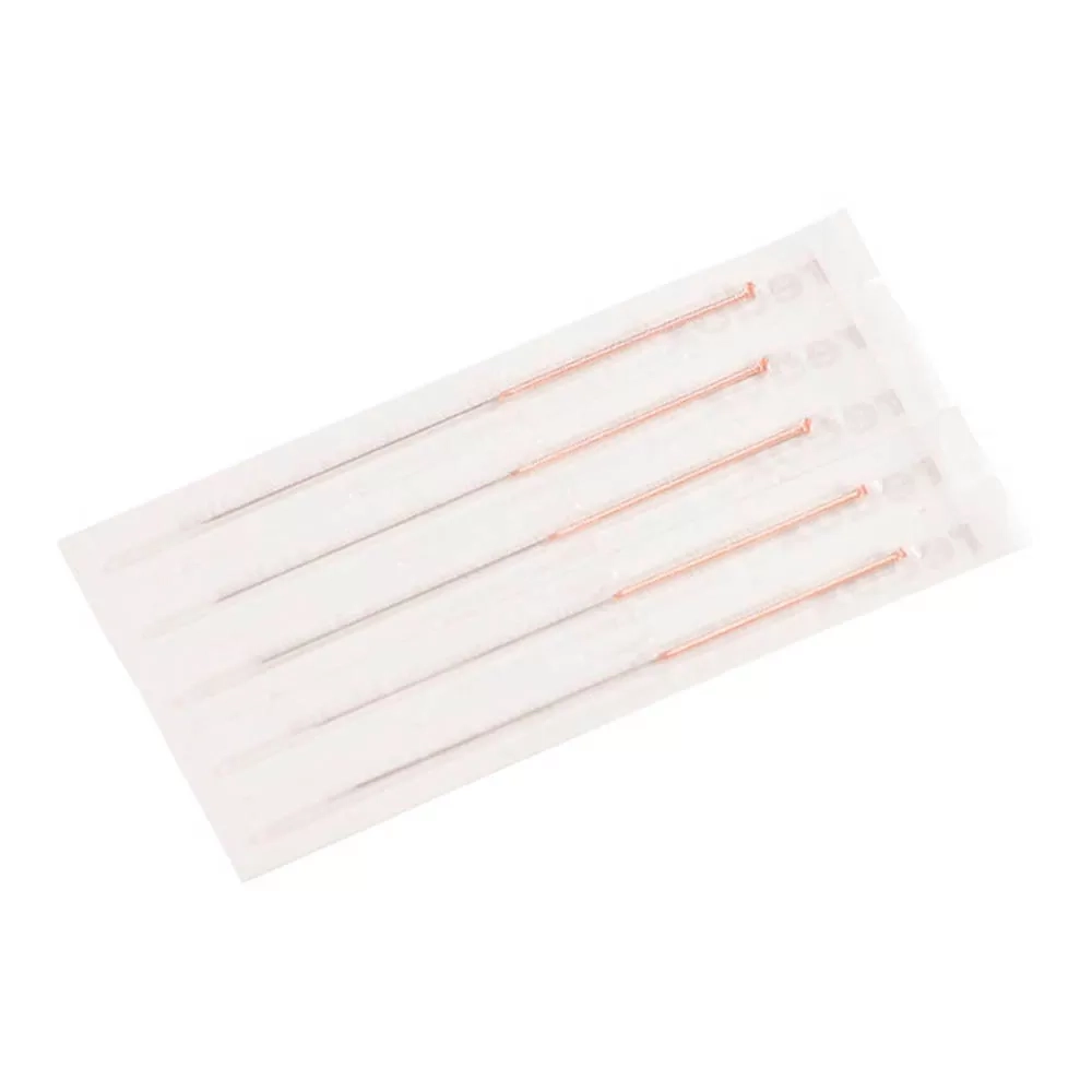 Иглы акупунктурные медная ручка с кольцом 0,3х38 мм Мед-Кит 100 шт