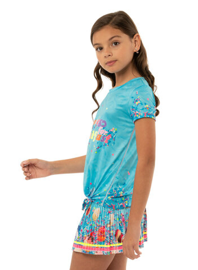 Футболка для девочки теннисная Lucky in Love Novelty Print Cupcake Tee Girls - multi