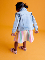 Куртка джинсовая для девочки Next 200-649, Синий