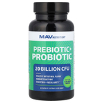 MAV Nutrition, Pre-Pro, пребиотик и пробиотик, 60 растительных капсул