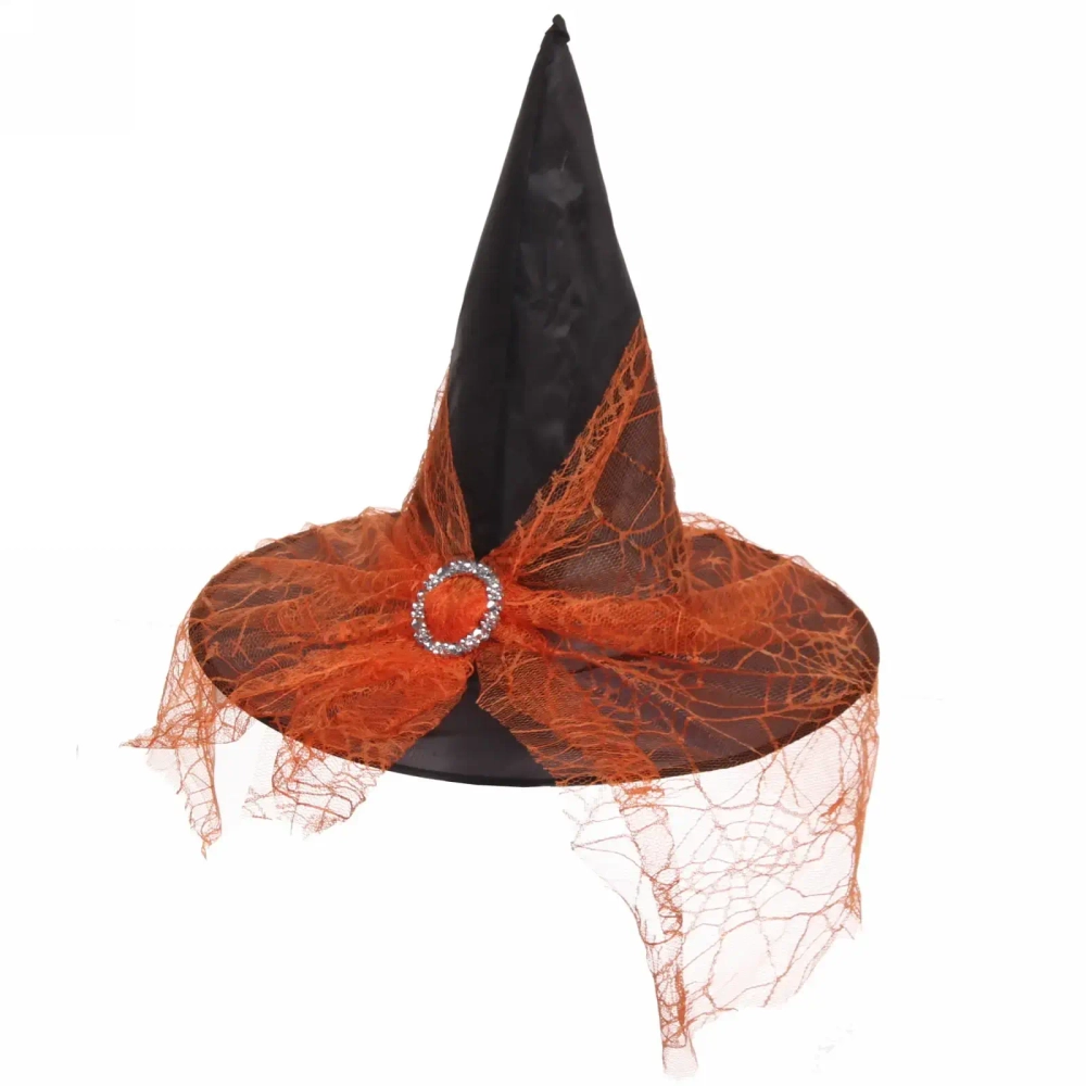 Шляпа карнавальная «Чародейка» 32 см, d-38 см, микс