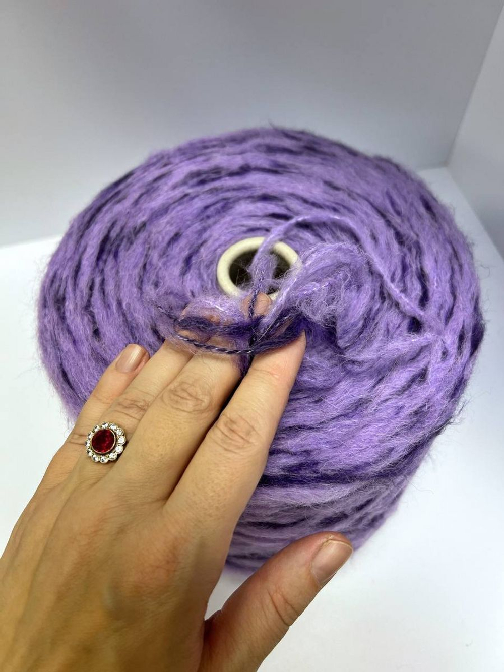 Пряжа для вязания FRED теплая пушистая