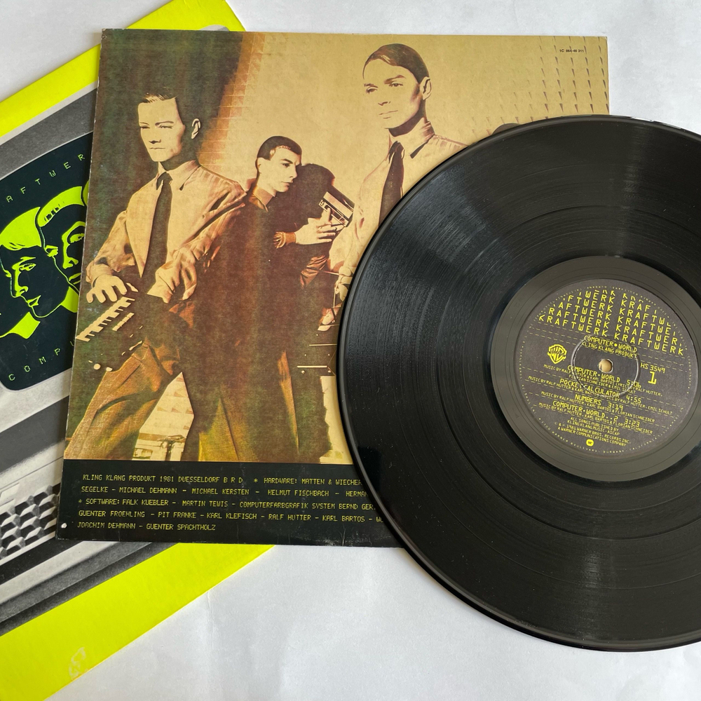 Винтажная виниловая пластинка LP Kraftwerk Computer World (США 1981)