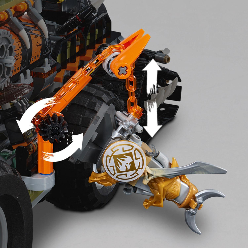 LEGO Ninjago: Стремительный странник 70654 — Dieselnaut — Лего Ниндзяго