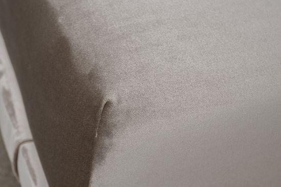 Банкетка Prima 160 на метал опорах бежевая Velvet BEG 40*160*40см