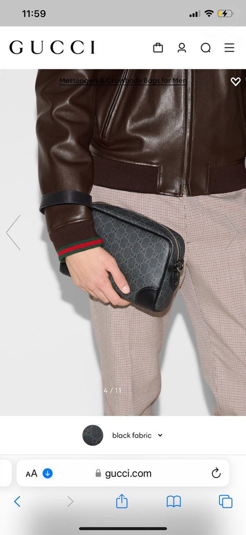 Мессенджер-Сумка через плечо Gucci Small Emblem