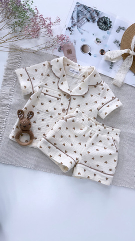 Пижамный комплект (рубашка и шорты)