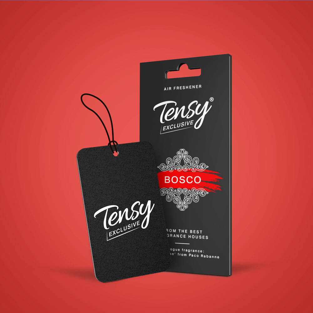 Ароматизатор "Tensy" Картон (эксклюзив) БОСКО (40шт/бл)
