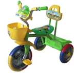 T002PM/Велосипед 3-колесный без ручки,свет+звук,пластм.сиденье,металлич.колеса,d10' и 8'