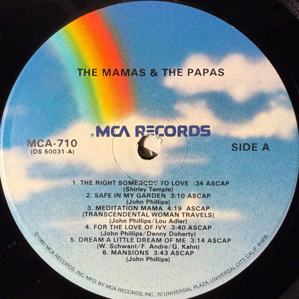 The Mamas & The Papas ‎– The Papas & The Mamas (США)Т