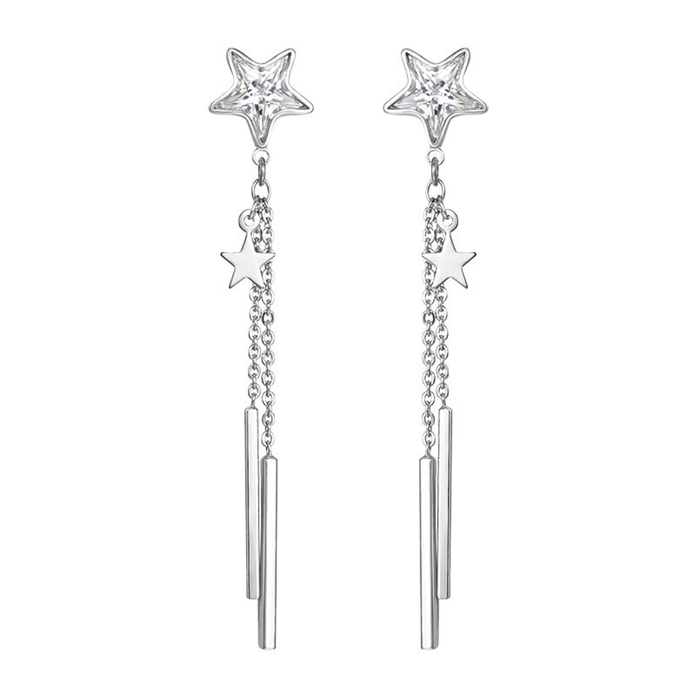 Серьги гвоздики бижутерия, звезды