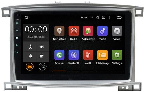 Магнитола для Toyota Land Cruiser 100, Lexus LX470 2002-2007 (экран климата снизу) - Airok RX-1123 Android 13, Быстрая, SIM-слот