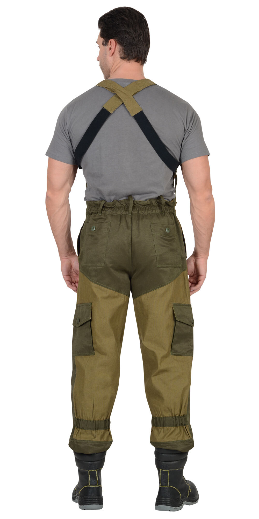 Костюм ГОРКА куртка, брюки, помочи (полотно палаточное) хаки