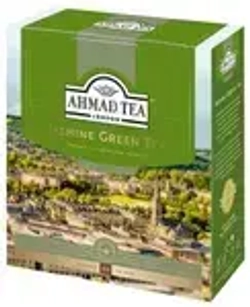 Зеленый чай с жасмином в пакетиках Ahmad Tea, 100 шт