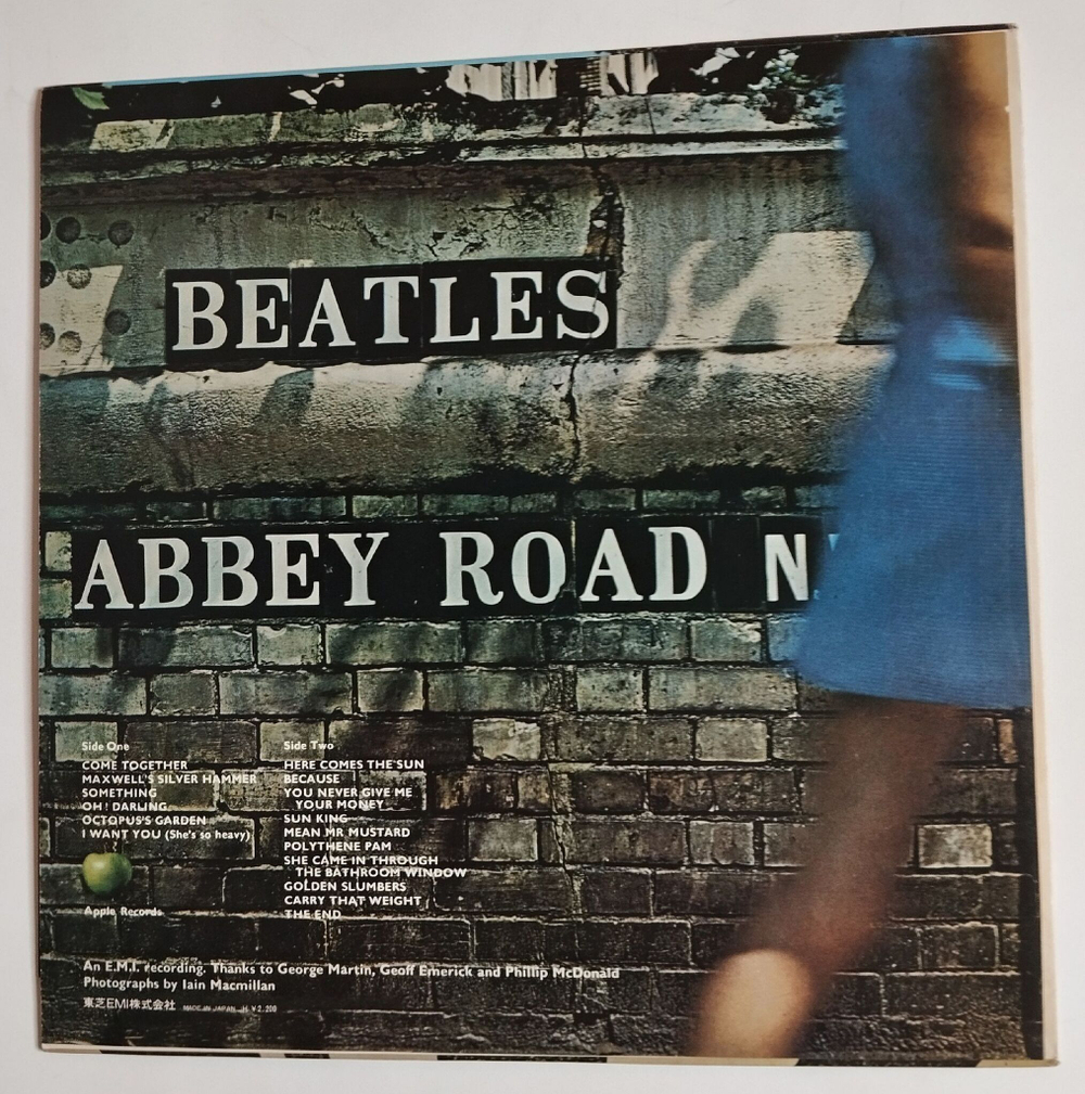 Винтажная виниловая пластинка The Beatles Abbey Road (Japan 1969) (No Obi) 1 press