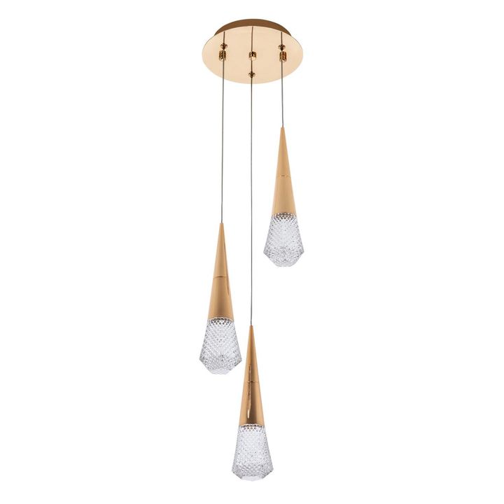 Подвесной светодиодный светильник Modelux ML.3315.3 GD