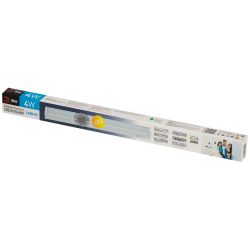 Линейный светодиодный светильник ЭРА LLED-01-04W-4000-W 4Вт 4000K L314мм с выключателем | Бытовые светодиодные линейные светильники