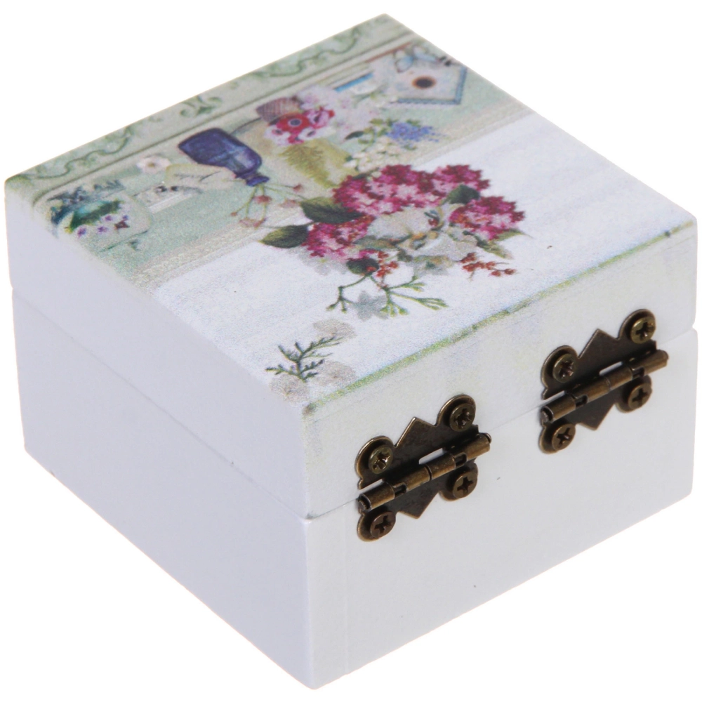 Шкатулка деревянная с зеркалом «МАРЦИПАН», ароматная вербена, 6.5*6.5*4.5см (в коробке)