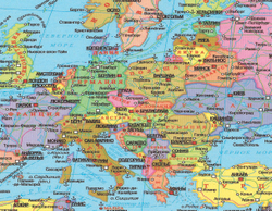 Евроазиатская транспортная система и Африка (150Х230 см)