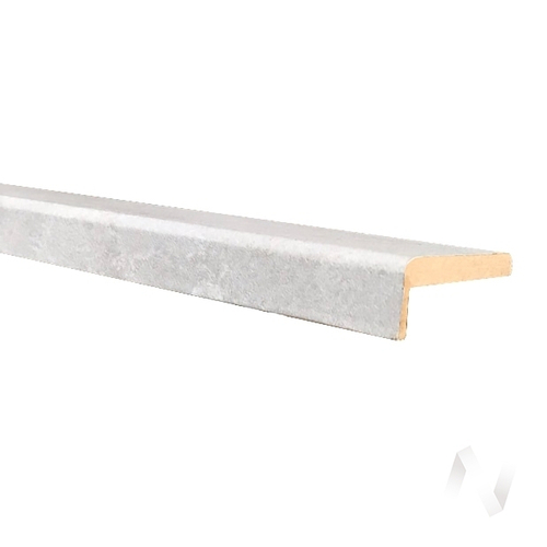 Наличник телескоп прямой 80*6*2150; бетон снежный