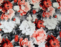 Микровелюр Xpoint 0076.04 Цветы