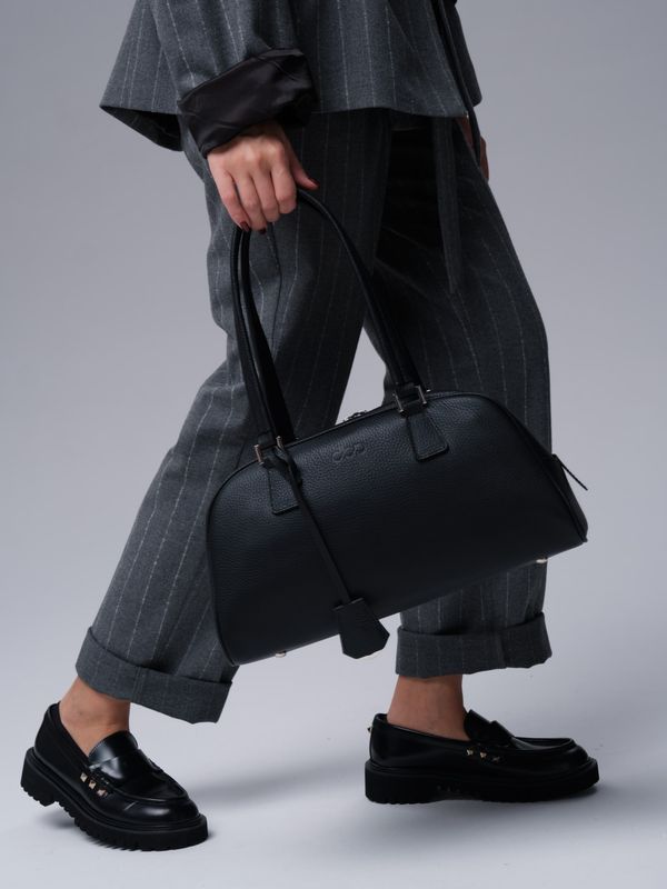 Кожаная сумка DBR 31358 черный