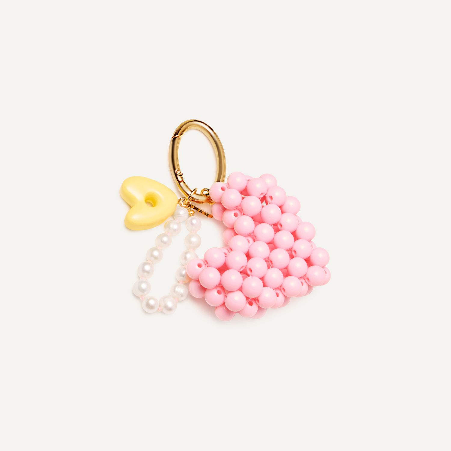 Брелок My Heart ABC Charm - Pink & Yellow
