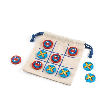 CROSSES. Классическая игра крестики нолики с 10 фигурками из фанеры