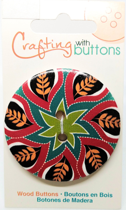 Пуговица №1203 Global Chic "Haiti" 44 мм, 1 шт (10130120/260815/0007458/01_США)