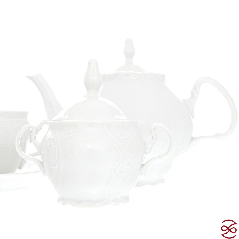 Чайный сервиз Bernadotte Недекорированный 6 персон 17 предметов (чашка бочка)