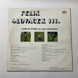 Винтажная виниловая пластинка LP Felix Slovacek, Ladislav Staidl Se Svym Orchestrem III (Чехословакия 1978)