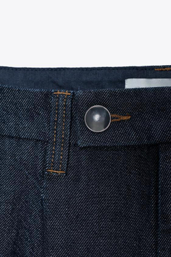 ZARA ДЖИНСЫ Z1975 WIDE LEG СО СРЕДНЕЙ ПОСАДКОЙ, СИНИЙ