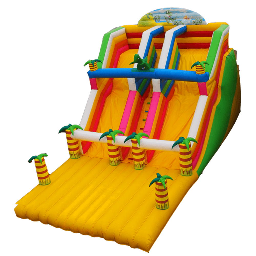 Надувной батут-горка "Горные приключения"