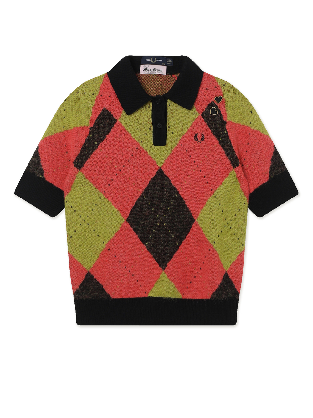 Женская Рубашка-Поло Brushed Argyle