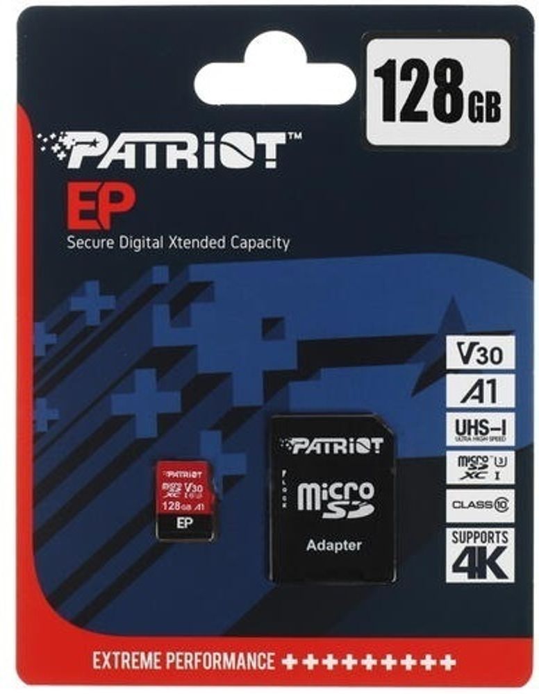Карта памяти Patriot PEF128GEP31MCX 128 Гб