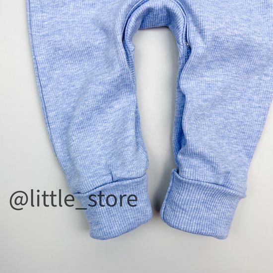 Комбинезон из кашкорсе "New" Голубой меланж