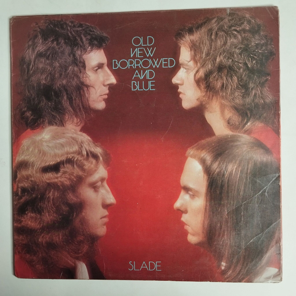Винтажная виниловая пластинка LP Slade Old New Borrowed And Blue (UK 1974) Just Want A Little Bit