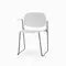 Стул штабелируемый Stacks с подлокотниками белый