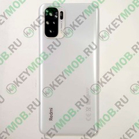 Крышка для Xiaomi Redmi Note 10 (M2101K7AG), Белая Оригинал