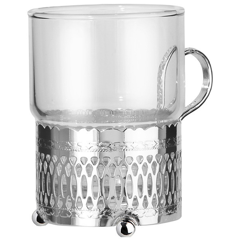 Набор из стакана с подстаканником 7х9см Queen Anne Римский